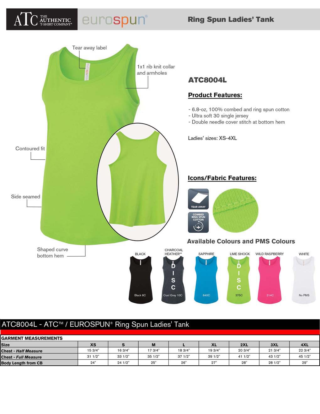 Big Disc Energy Ladies Tank Top