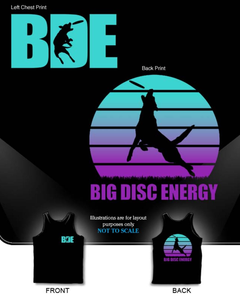 Big Disc Energy Unisex Tank Top